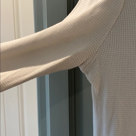 Micheal Stars lace up long sleeve crepe top - Picture 3 of 6